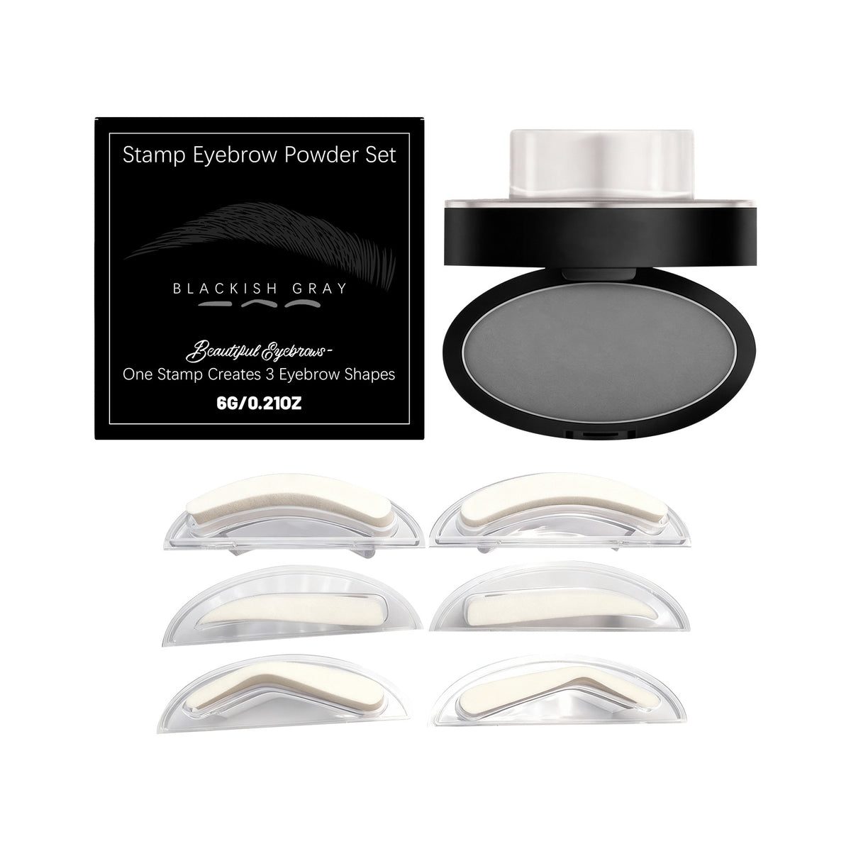 Waterproof Stamp Eyebrow Powder Set