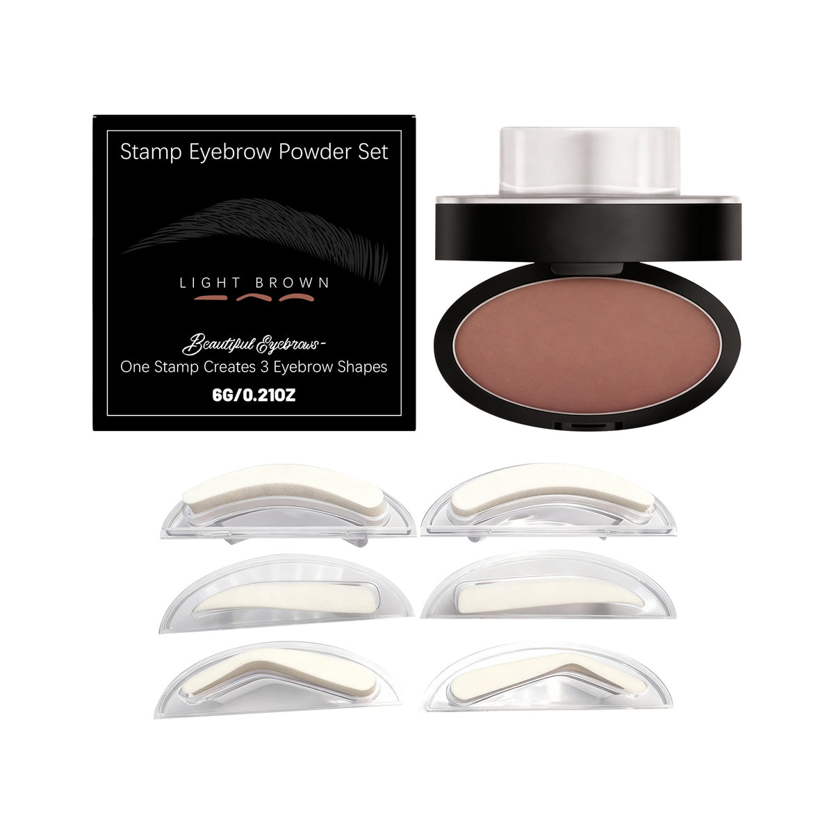 Waterproof Stamp Eyebrow Powder Set